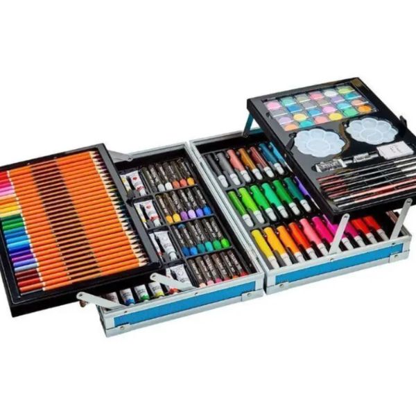 Set za dečiju kreativnost i crtanje - 145 delova