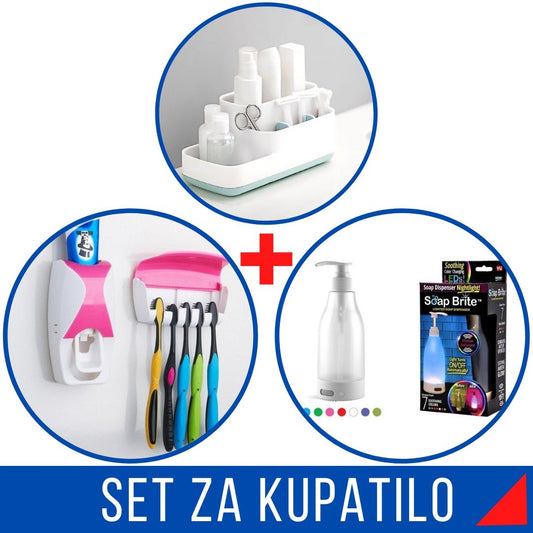 Set za kupatilo (organizator i dozeri)