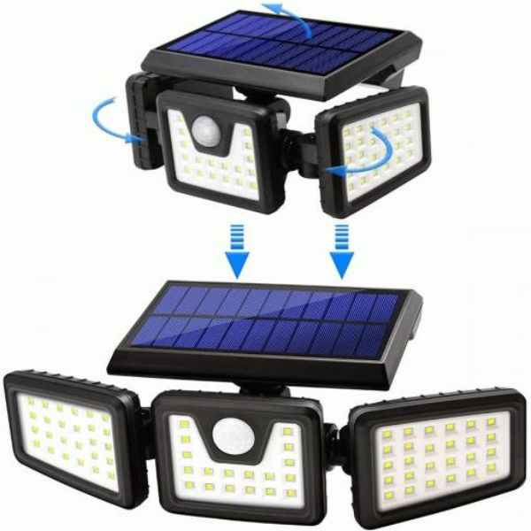 Solarni LED reflektor 15W DMD sa senzorom