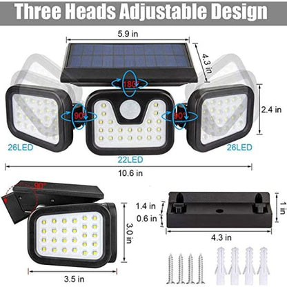 Solarni LED reflektor 15W DMD sa senzorom