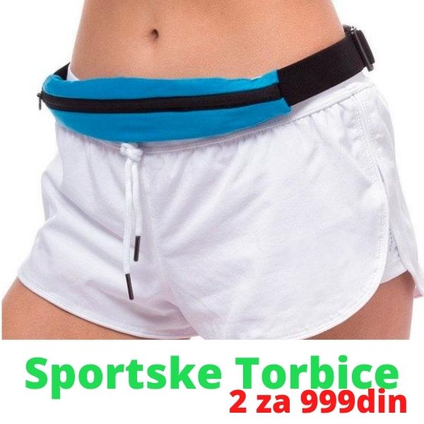 Sportska-fitnes torbica za struk 1+1 gratis!