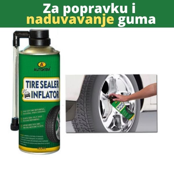 Sprej za popravku i naduvavanje guma