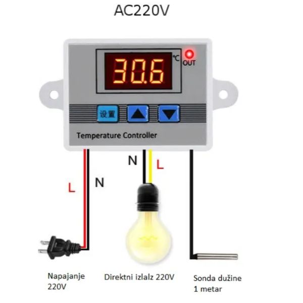 Termostat XH-W3002 220V