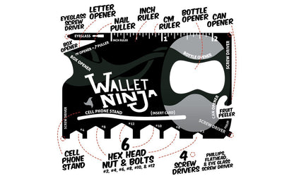 Wallet Ninja - 18 u 1 alat-kartica