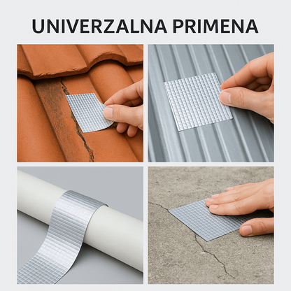 Aluminijumska vodootporna traka, Armirana traka