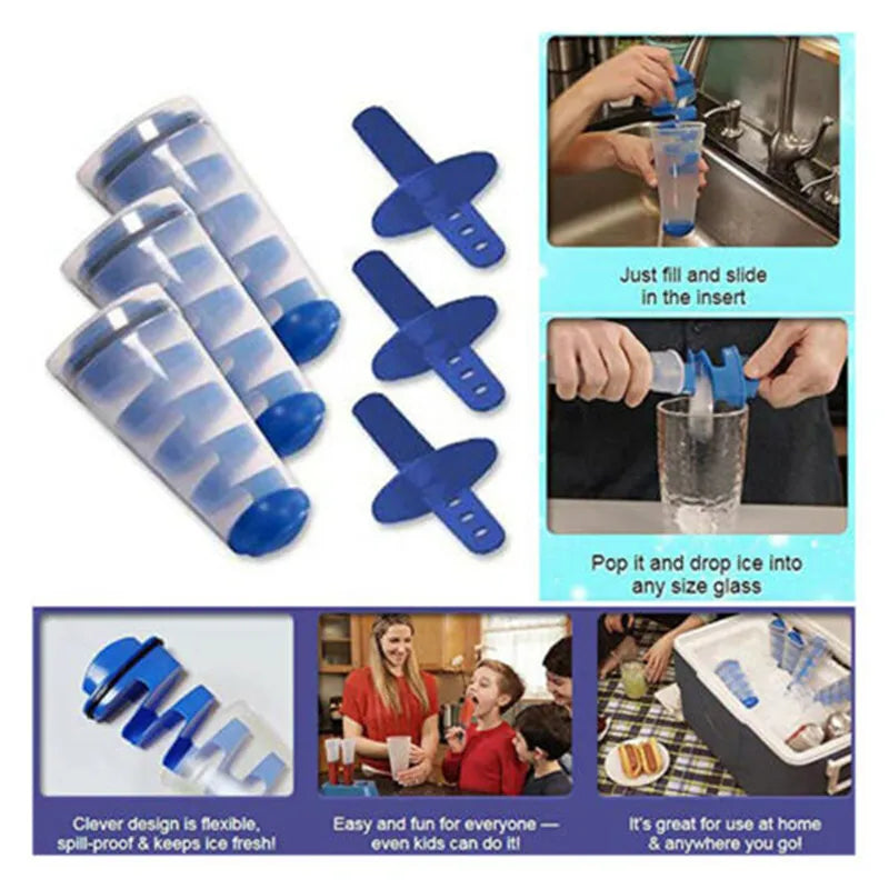 Spiralni kalup za sladoled, višenamenska modla za ledene štapiće