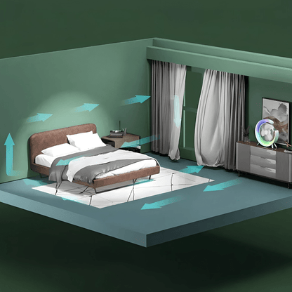 Mini stoni ventilator sa 3 brzine i LED svetlom